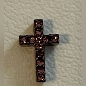 Origami Owl Chocolate Crystal Cross Charm